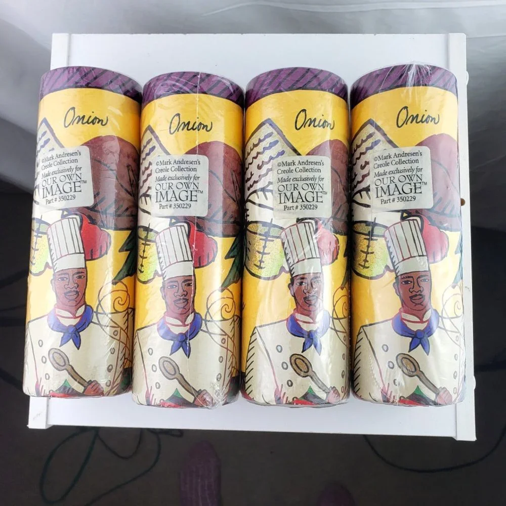 Our Own Image Mark Andresen's Creole Collection Chef Borders Set of Four NWT
